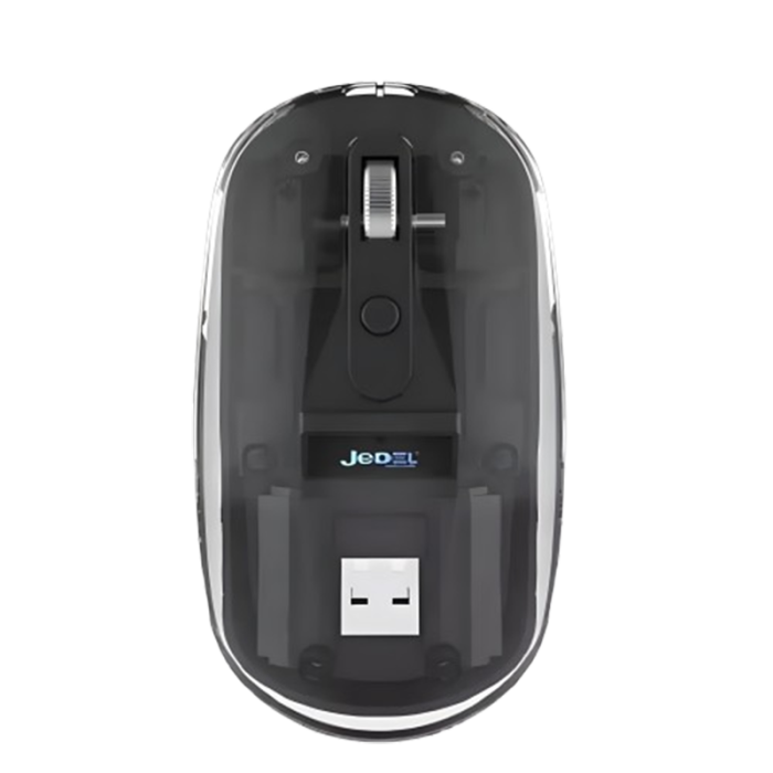 Kompüter siçanı " Jedel WD131P Black Wi-Fi & Bluetooth Rechargable "