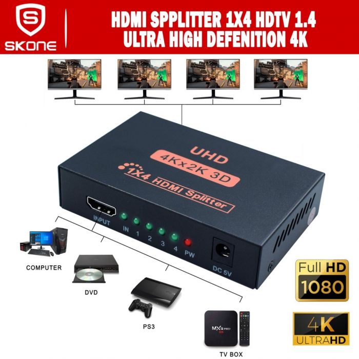 Hdmı splitter 1x4