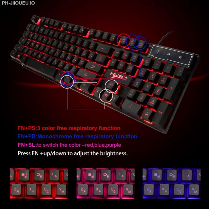 İşıqlı klaviatura “R8 Led 1822”
