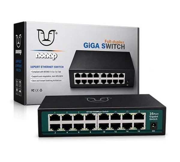 16 Port Alfa S316 Gibabit 1000Mbps Ethernet Switch