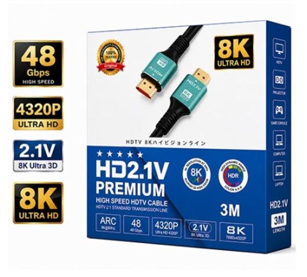 8K HDMI kabel 3 metr