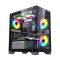Gaming case  LovingCool T2 M-Atx Aquarium Case (Black)