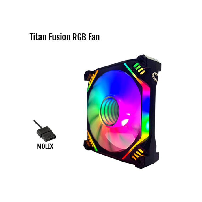 Titan Fusion RGB Molex Fan (Black)