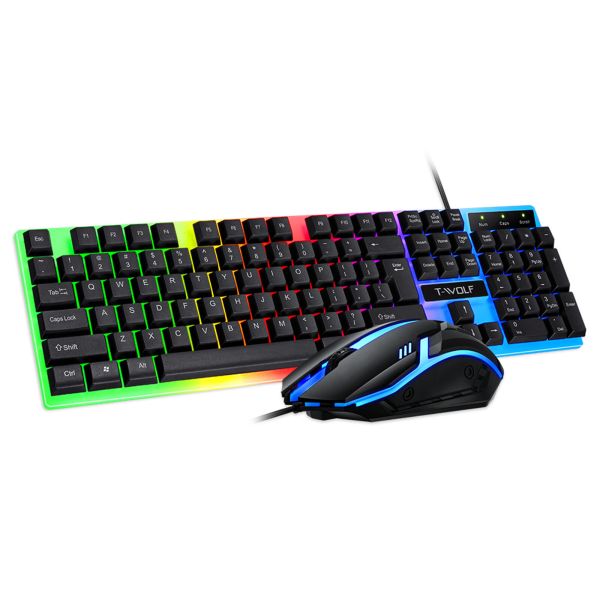 T-Wolf TF230 RGB Keyboard + Mouse