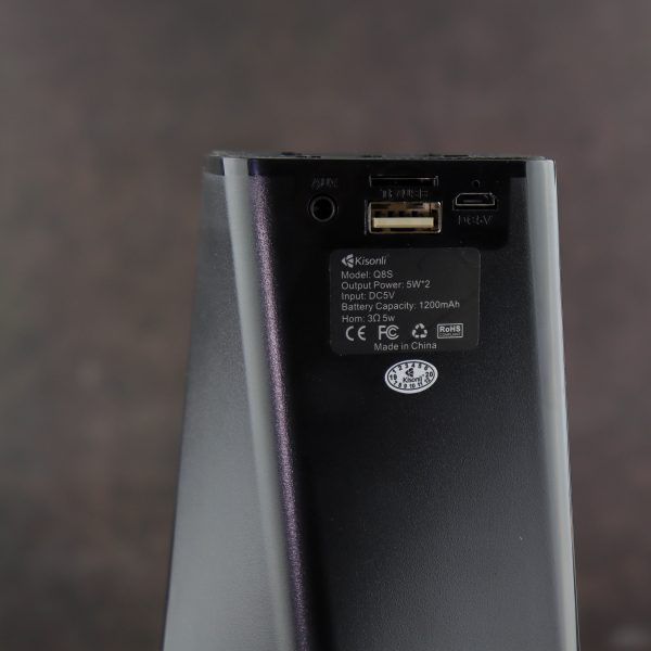 Dinamik-Rgb Bluetooth “Kisonli Q8S”səs gücləndirici dinamik