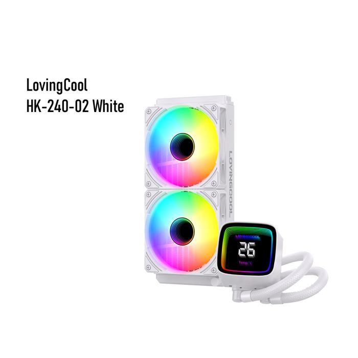 Argb Cpu Fan LovingCool HK-240-02 White