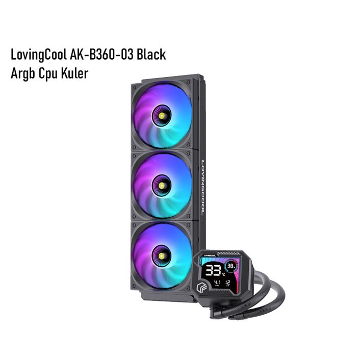 ARGB CPU Fan "LovingCool AK-B360-03 Black"