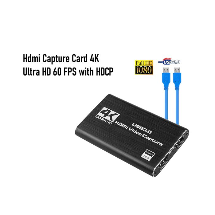 Hdmi Capture Card 4K Ultra HD 60 FPS with HDCP