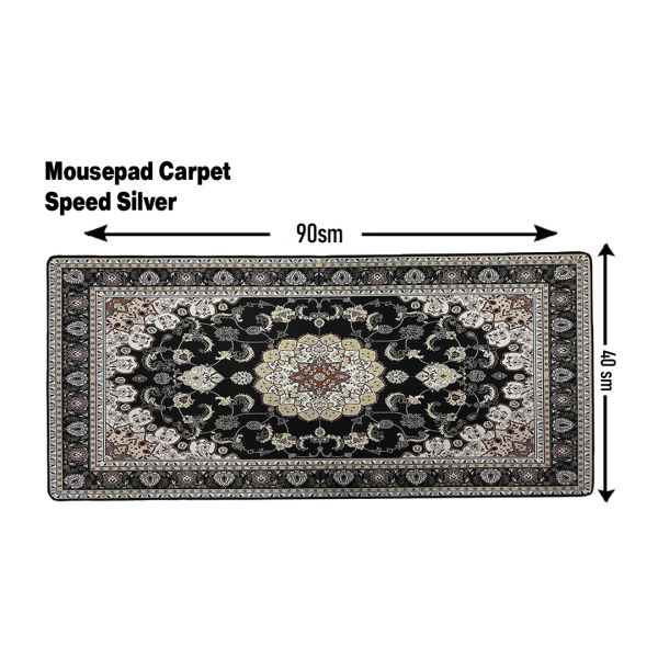Mousepad Carpet Speed Silver 90x40sm