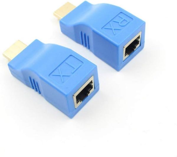 HDMI Genişləndirici 30M HDMI Şəbəkə Genişləndirici Transmitter və Qəbuledici Adapter