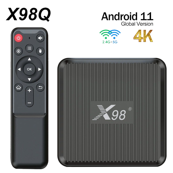 Tv Box X98Q Wireless Dual Android 11