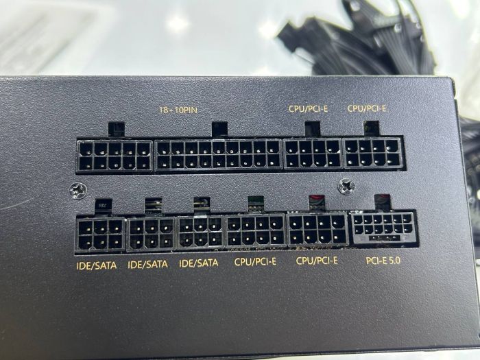 Qida bloku "WjCoolman MP1000 1000Watt 80+ Gold (Black)"