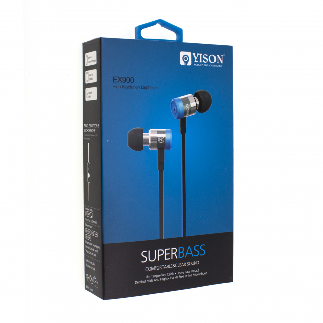 Naqilli Qulaqlıq  - “Yison EX900 Superbass Metallic Stereo” qulaqcıq