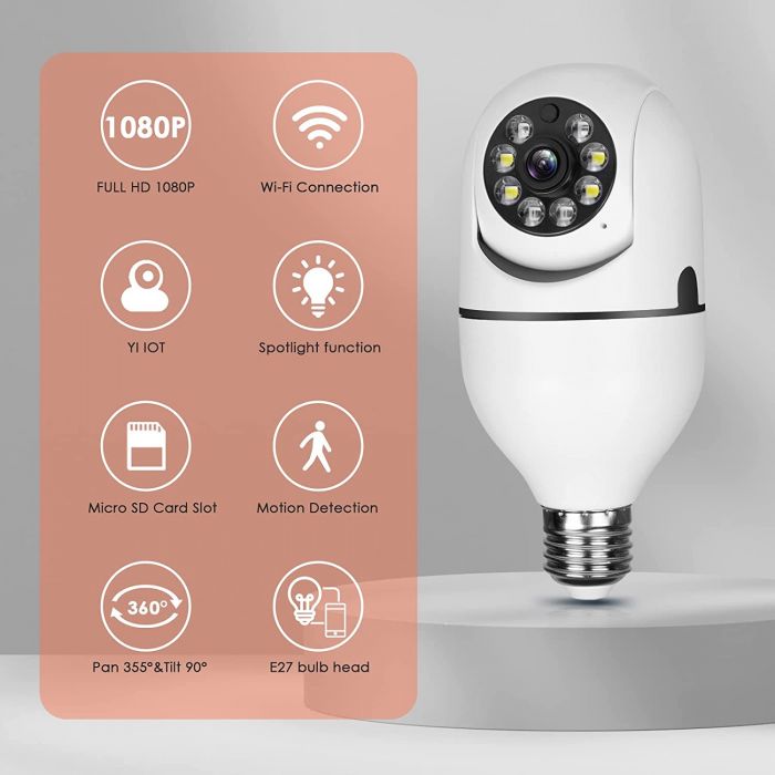Smart Wifi IP Camera 90° təhlükəsizlik kamerası