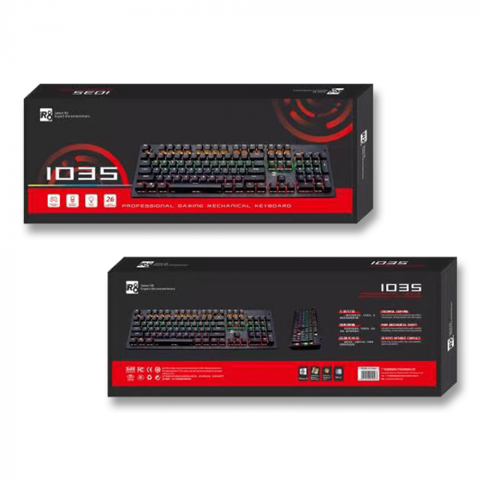 Mexaniki klaviatura “R8 1035” (Mechanical Keyboard)