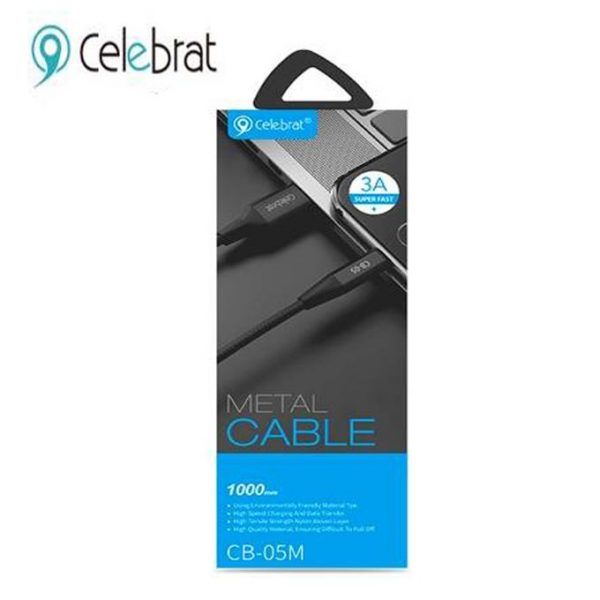  Şarj və məlumat ötürülməsi kabeli - Celebrat CB-05M Usb Phone Charge & Data Cable