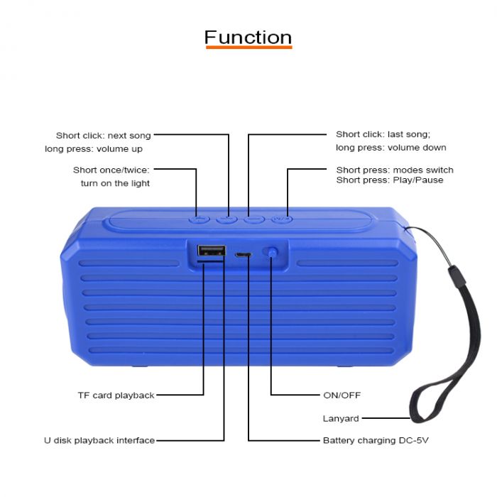 Dinamik-Bluetooth dinamik KS1995 (səs gücləndirici)