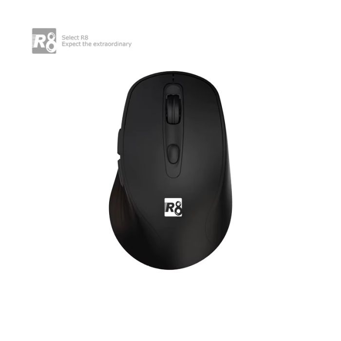 Kompüter siçanı R8 1739 Black Wireless