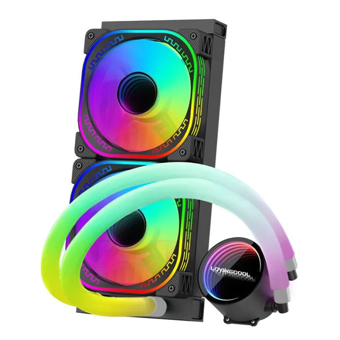 Argb Cpu Kuler " LovingCool LC-B240-V Full Argb (Black)"