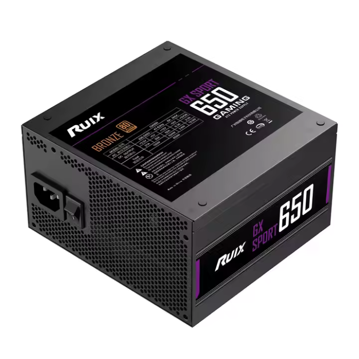 Qida bloku "Ruix GX650 650 Watt 80+ Bronze"