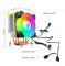 RGB Kuler “Coolmoon X400” (CPU Processor Fan)  gaming cooler fan