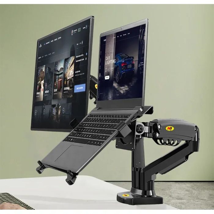 Monitor Stendi "F160-FP Laptop + Monitor Dual Arm"