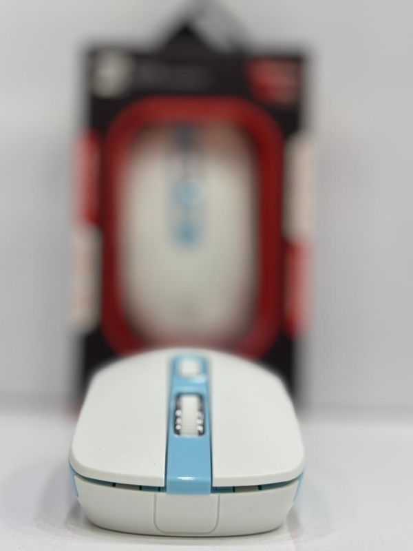 R8 1736 Wireless Mouse White-Blue