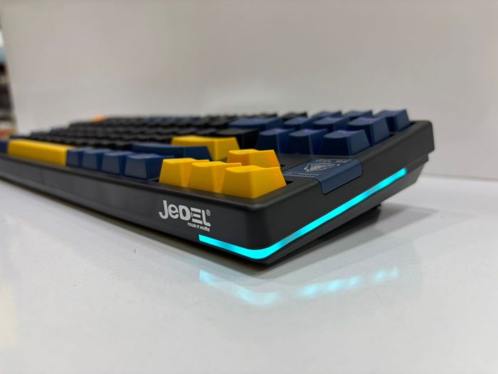 Mexaniki klaviatura JEDEL WKL-102 Black Wi-Fi/Bluetooth/USB