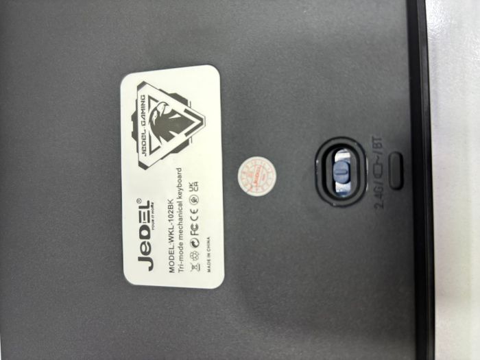 Mexaniki klaviatura JEDEL WKL-102 Black Wi-Fi/Bluetooth/USB