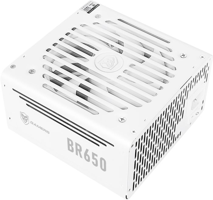 Qida bloku "Gamers BR650 80+ Silver Gaming (White)"