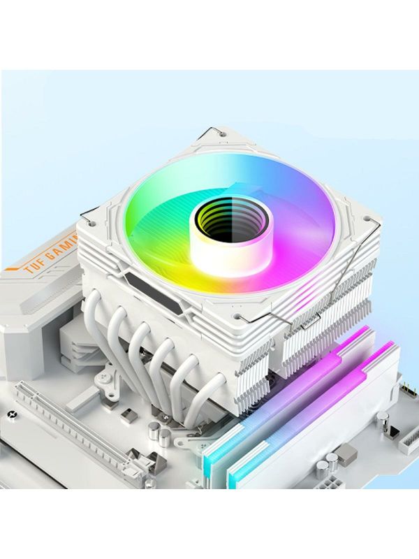 Argb CPU Fan "Coolmoon T600 White"