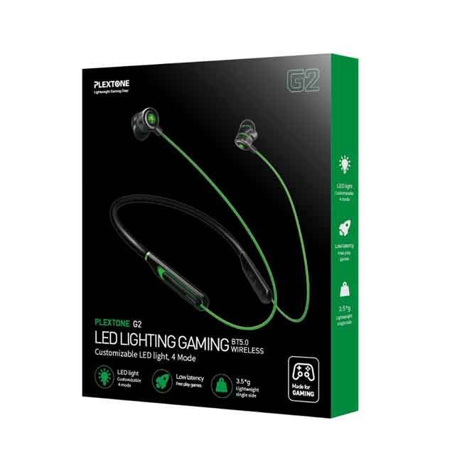  Bluetooth Qulaqlıq-Plextone G2 Bluetooth Led İşıqlı 7.1 gaming oyun qulaqlığı
