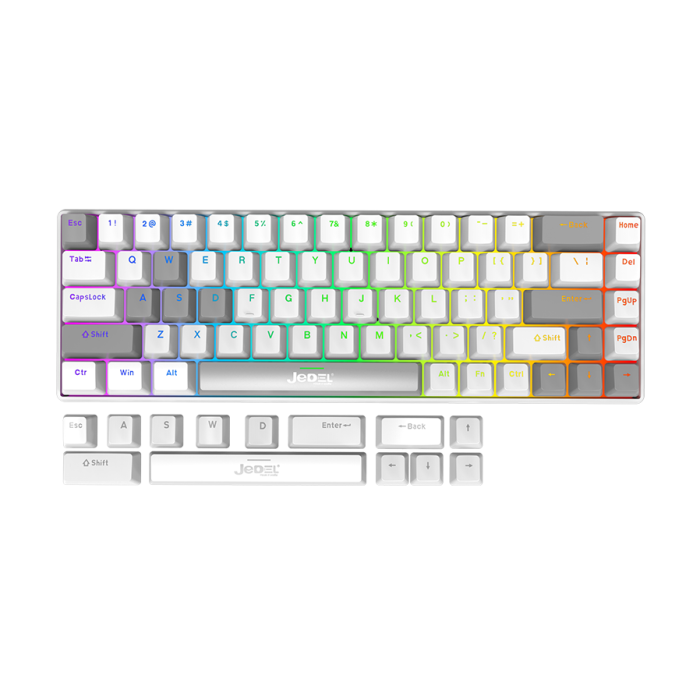 Jedel KL141 Mexaniki klaviatura Drinkey Red Switch (səssiz)