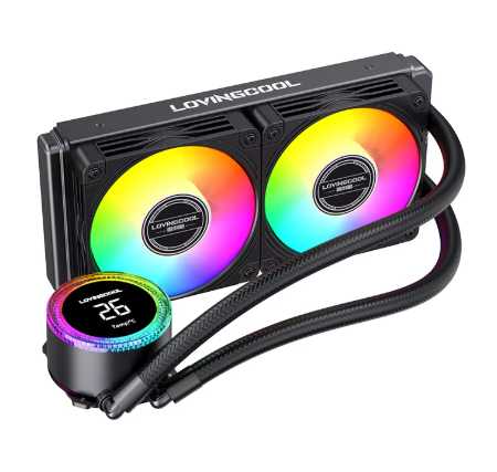 Argb Cpu Kuler " LovingCool LC-B240-T2 240 Black"