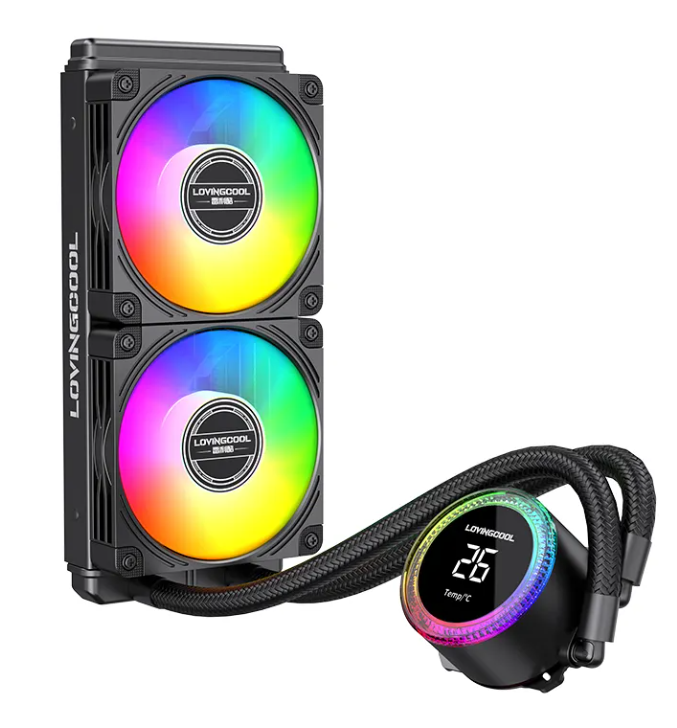 Argb Cpu Kuler " LovingCool LC-B240-T2 240 Black"