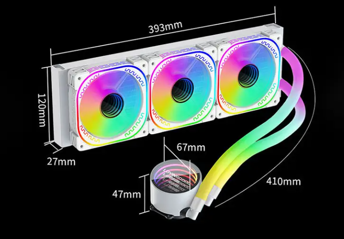 ARGB CPU kuler "LovingCool LC-W360-V 360 (White)"