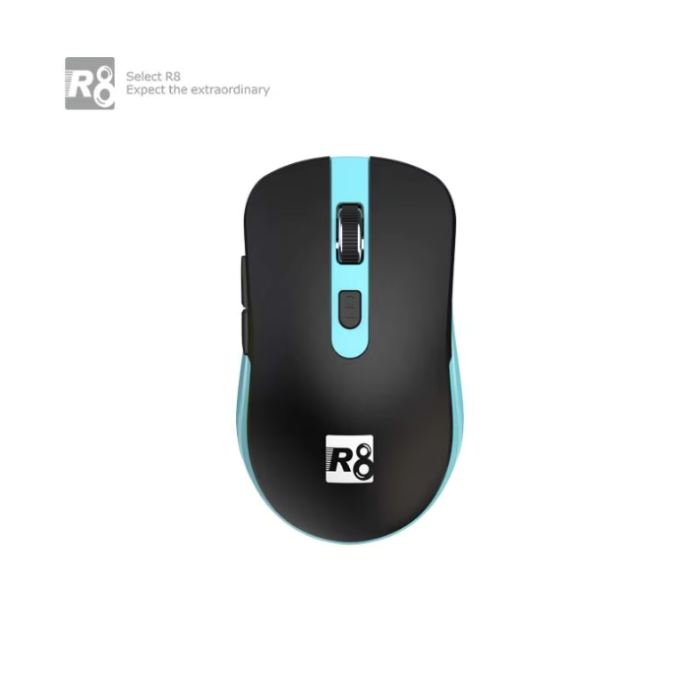 R8 1736 Wireless Mouse Black-Blue