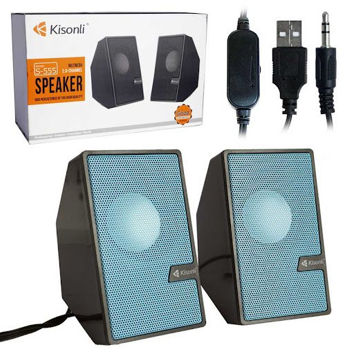 Stereo dinamik “Kisonli S-555” (USB AUX Səs Gücləndirici)