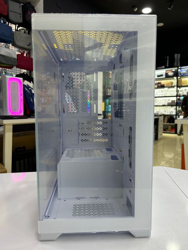 Gaming Case "WjCoolman Rhombic M-Atx Aquarium White"