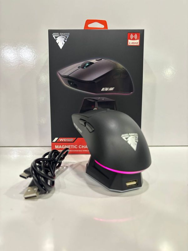 Kompüter siçanı "Jedel WD139 Wifi & BT Rechargable Black"
